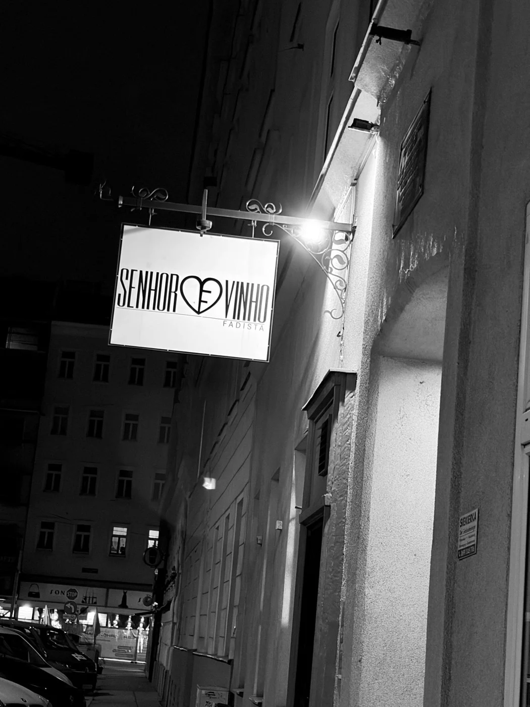Das Schild in der Schwarzhorngasse